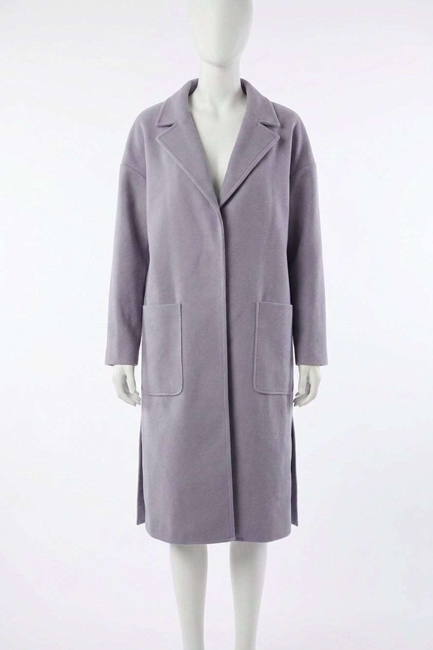 NEW SADIE & SAGE all along open-front coat in lavender
